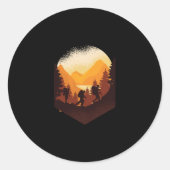 Sticker Rond Reines de mars (Devant)