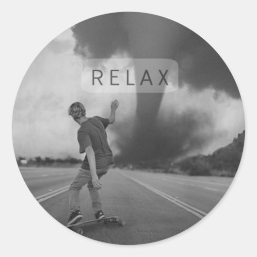 Sticker Rond Relax (Devant)