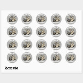 Sticker Rond Relax ! Go Coconut (Feuille)
