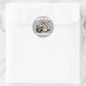 Sticker Rond Relax ! Go Coconut (Sac)