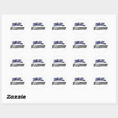 Sticker Rond Relax, je suis radiologue (Feuille)