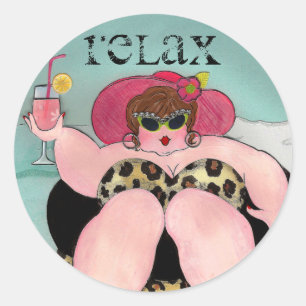 STICKER ROND RELAXER