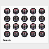 Sticker Rond Rematte Le Don Et Joe Croqué (Feuille)