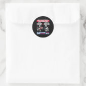 Sticker Rond Rematte Le Don Et Joe Croqué (Sac)