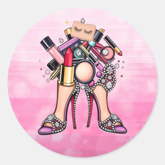 Sticker Rond Remballer | Glam (Devant)