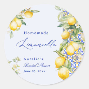 Sticker Rond Remerciement pour une Baby Shower autour du Limonc