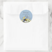 Sticker Rond Remerciements de mariage boho Pensees Papillons (Sac)