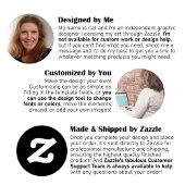 Sticker Rond Remerciements Élégants de Mariage avec Dorure et B