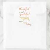 Sticker Rond Remerciements et gratitude (Sac)