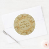 Sticker Rond Remercions Le Seigneur - (Enveloppe)