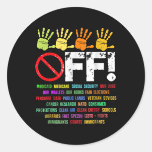 Sticker Rond Remettez Ma Sécurité Sociale Et Ma Manifestation M