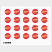 Sticker Rond Remise (Feuille)