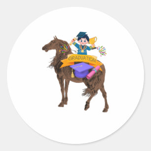 Sticker Rond Remise des diplômes de Wild Spirit – Célébration d