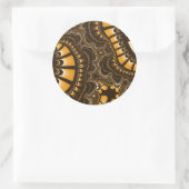 Sticker Rond Remix Brown café (Sac)