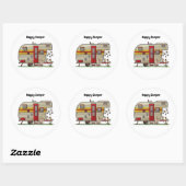 Sticker Rond Remorque de Camper (Feuille)
