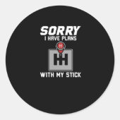 Sticker Rond Remplacement de l'engin (Devant)