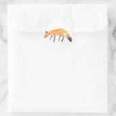 Sticker Rond renard (Sac)