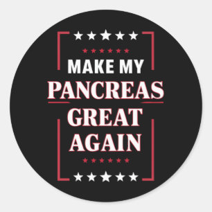 Sticker Rond Rendez Mon Pancréas Grande Encore Sensibilisation 