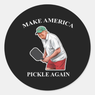 Sticker Rond Rendre à l'Amérique la sellette de nouveau Pickleb