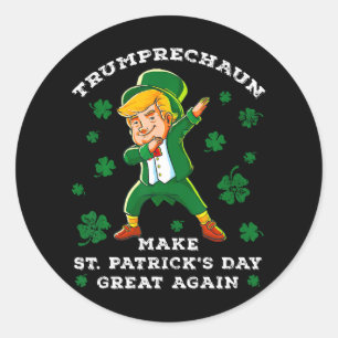 Sticker Rond Rendre la fête de la Saint Patrick grande à nouvea