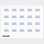 Sticker Rond Rendre le mensonge incorrect (Feuille)
