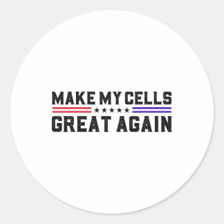 Sticker Rond Rendre mes cellules magnifiques à nouveau la consc