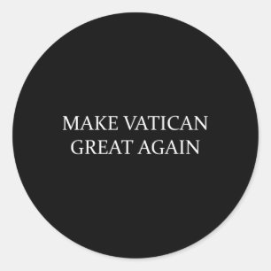 Sticker Rond Rendre sa grandeur au Vatican