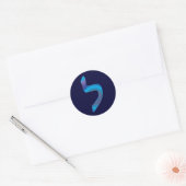 Sticker Rond Rendu boiteux (Enveloppe)