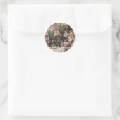 Sticker Rond Renoir French Luncheon Booking Party (Sac)