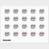 Sticker Rond Rentrée des classes 2026 pour les terminales (Feuille)