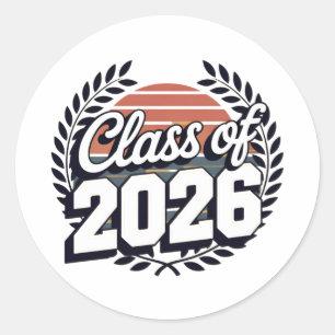 Sticker Rond Rentrée des classes 2026 pour les terminales