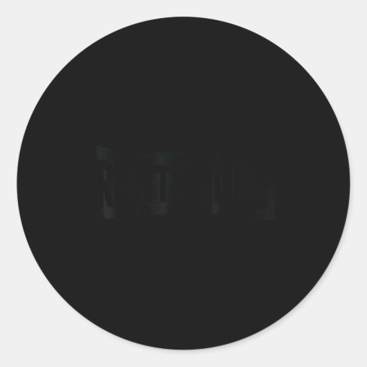 Sticker Rond Rent's Due Funny New Adult 18th Birthday  (Devant)