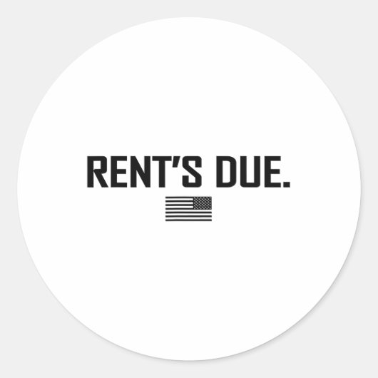 Sticker Rond Rent's due Work Bodybuilder Weightlifting Tee (Devant)