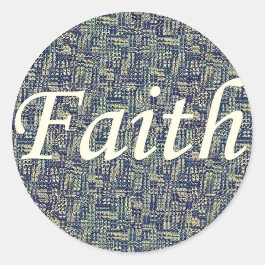 Sticker Rond Reounding faith (Devant)