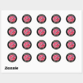 Sticker Rond Répandre la joie (Feuille)