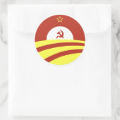 Sticker Rond Répandre La Richesse (Sac)