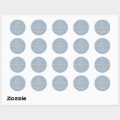 Sticker Rond Répandre l'amour mariage Faveur (Feuille)
