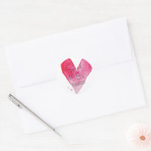 Sticker Rond Répandre l'amour mariage Favor Jam Jar Candle (Enveloppe)