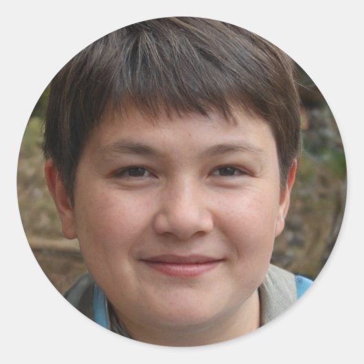 Sticker Rond Répandre l'amour partout (Devant)