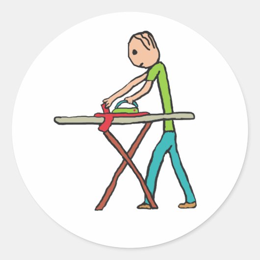Sticker Rond Repassage (Devant)