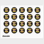 Sticker Rond Repentir Sinner Jésus t'aime (Feuille)