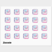 Sticker Rond Répétition de la pâte (Feuille)