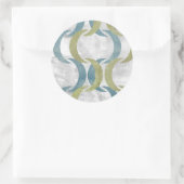 Sticker Rond Répétition géométrique III (Sac)