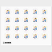 Sticker Rond Réponse Prières Adoption (Feuille)