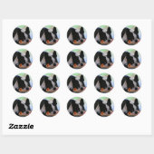 Sticker Rond Repose (Feuille)