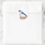 Sticker Rond Repose de Bluebird (Sac)