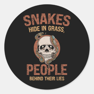 Sticker Rond Reptile Peau Snakeskin Snake Maman 2