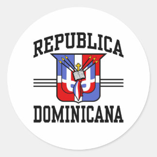 Sticker Rond Républicain Dominicana