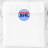 Sticker Rond Républicains contre Donald Trump (Sac)