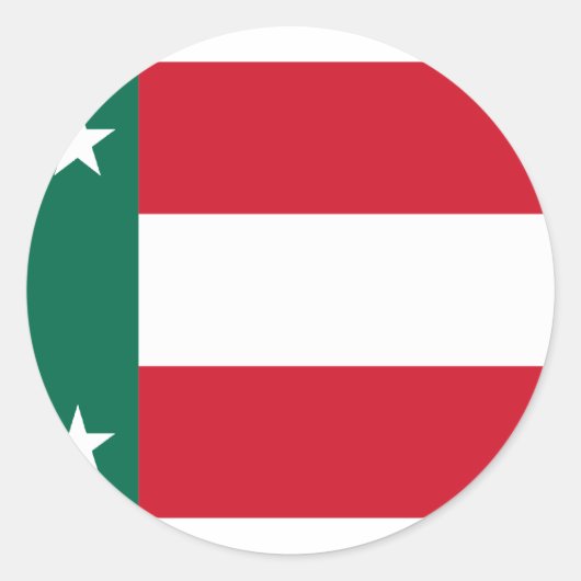 Sticker Rond République du Yucatan, Mexique (Devant)